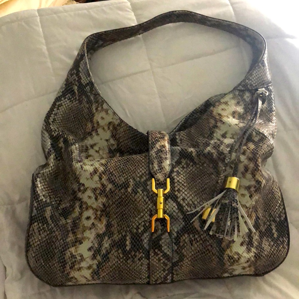 Genuine leather  hobo bag
